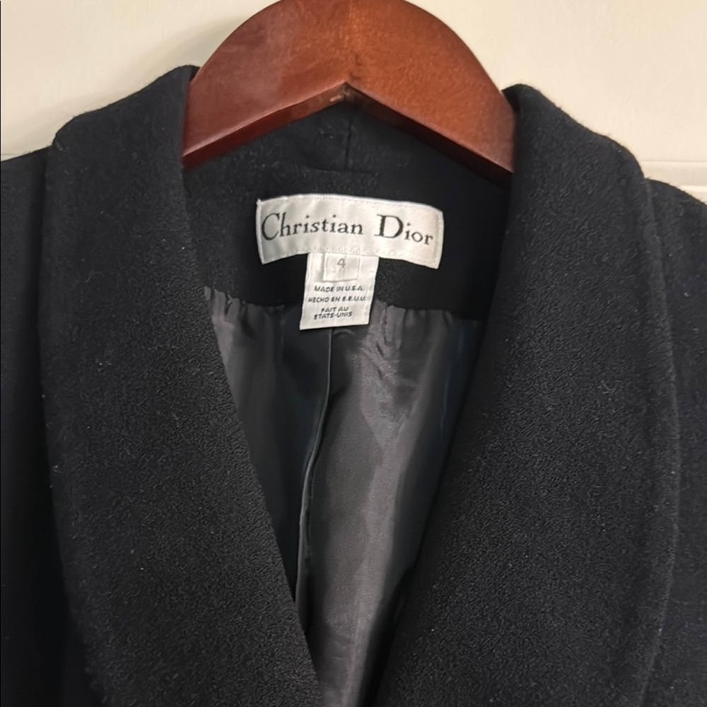 Dior Black Blazer with Gold Buttons - Picture 4 of 7
